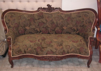 Custom Couch Upholstery & Furniture Repair with Wooden Frame Restoration